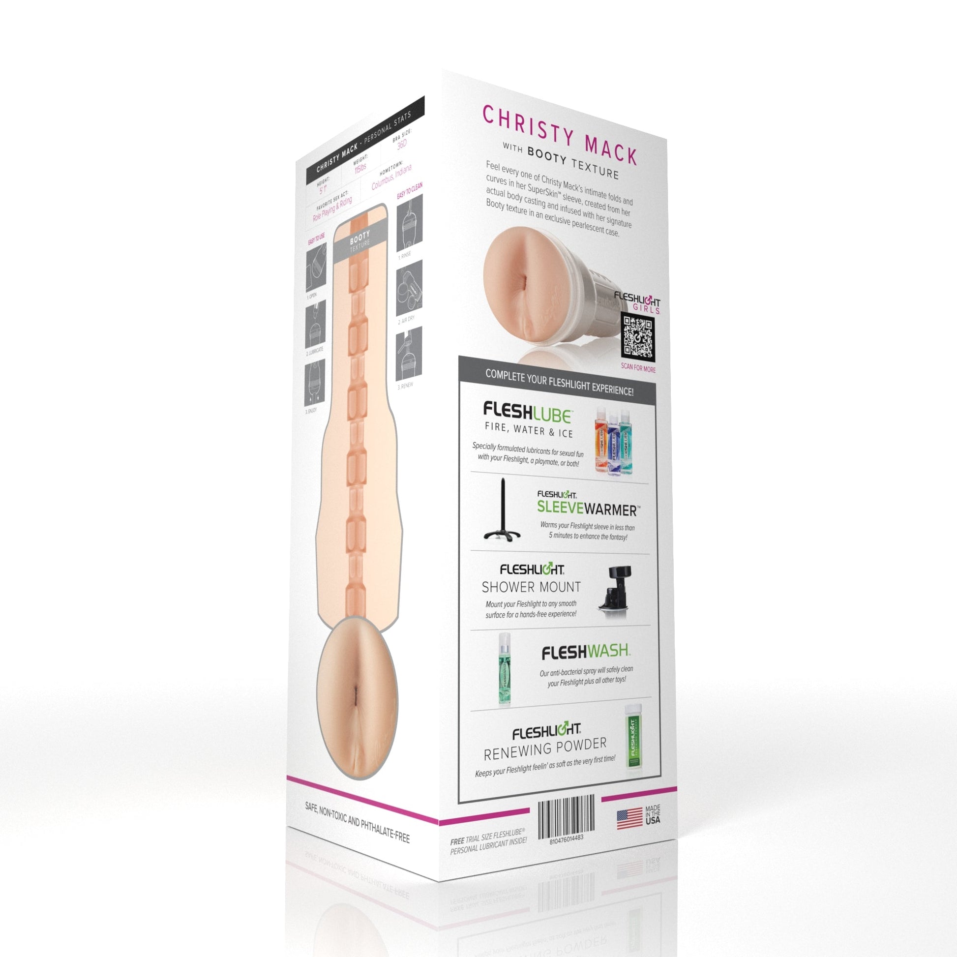 Christy Mack Fleshlight Booty (Butt) With case Fleshlight