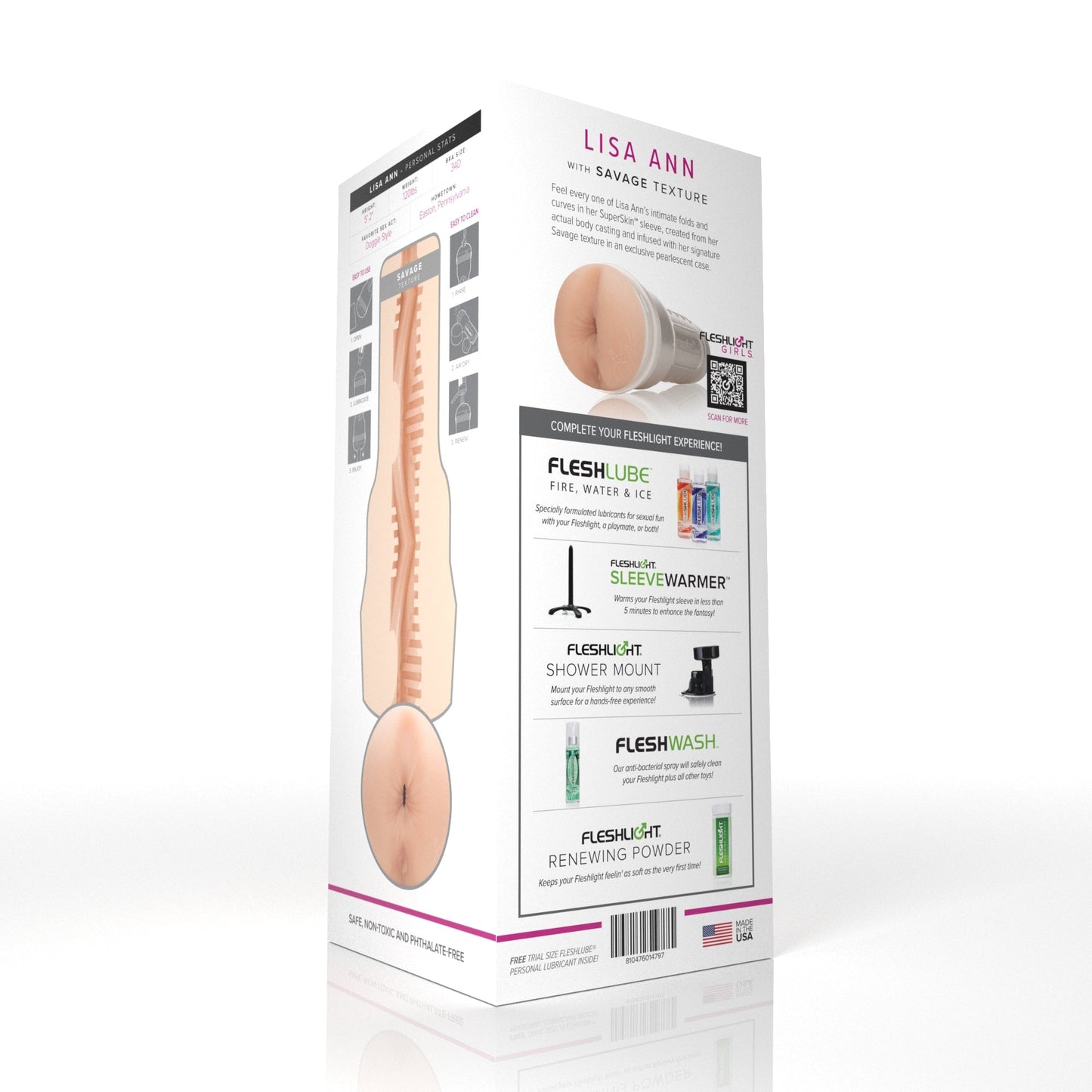 Lisa Ann Fleshlight Barracuda (Lady) With case Fleshlight