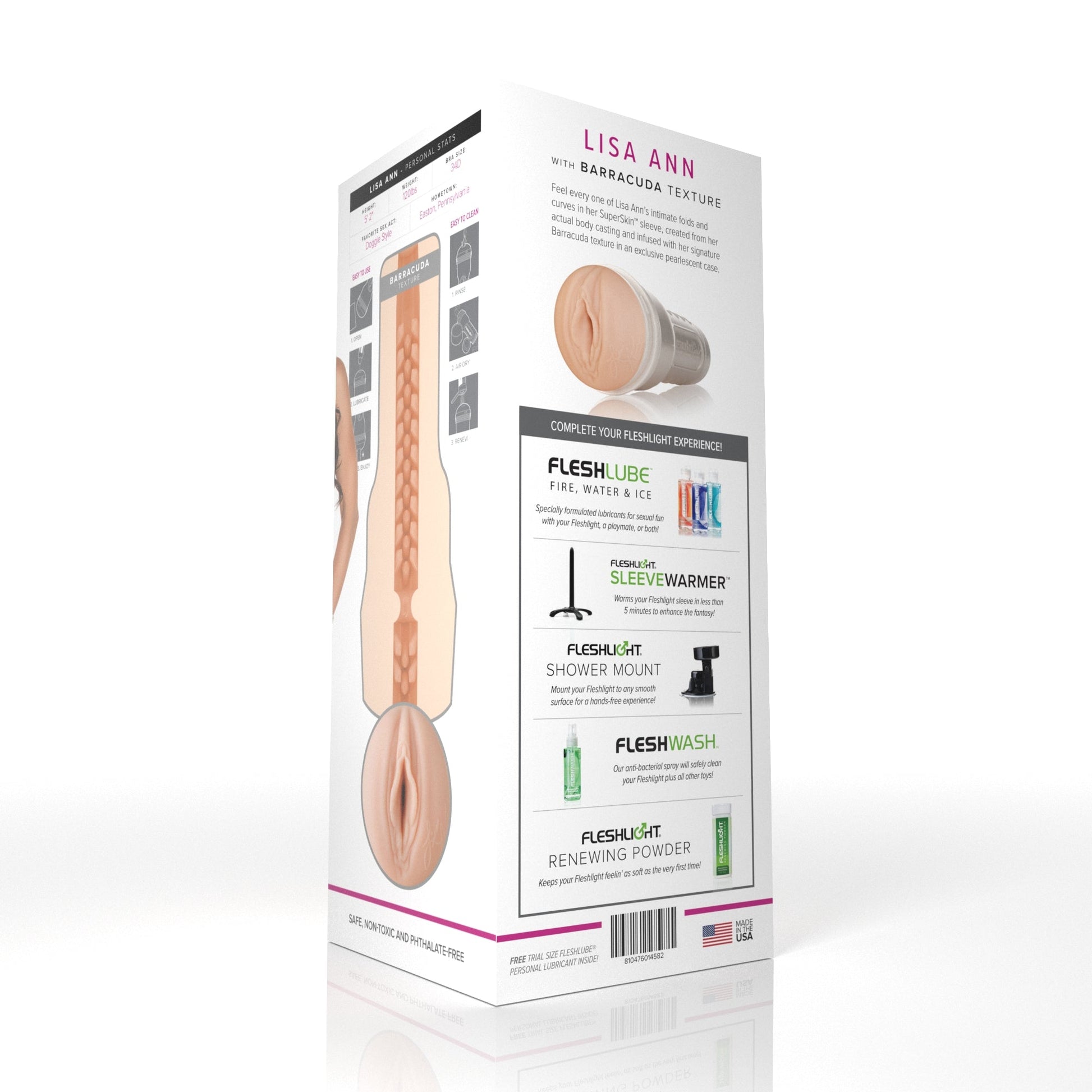 Lisa Ann Fleshlight Barracuda (Lady) Without case Fleshlight
