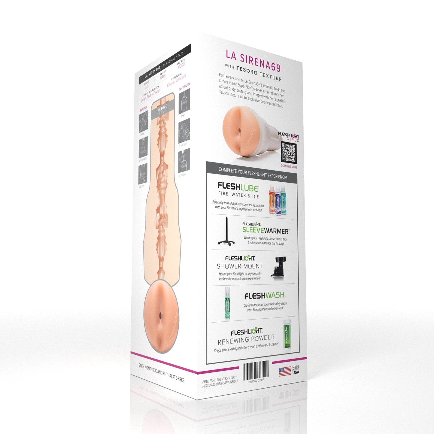 La Sirena69 Fleshlight Tesoro (Butt) Without Case Fleshlight