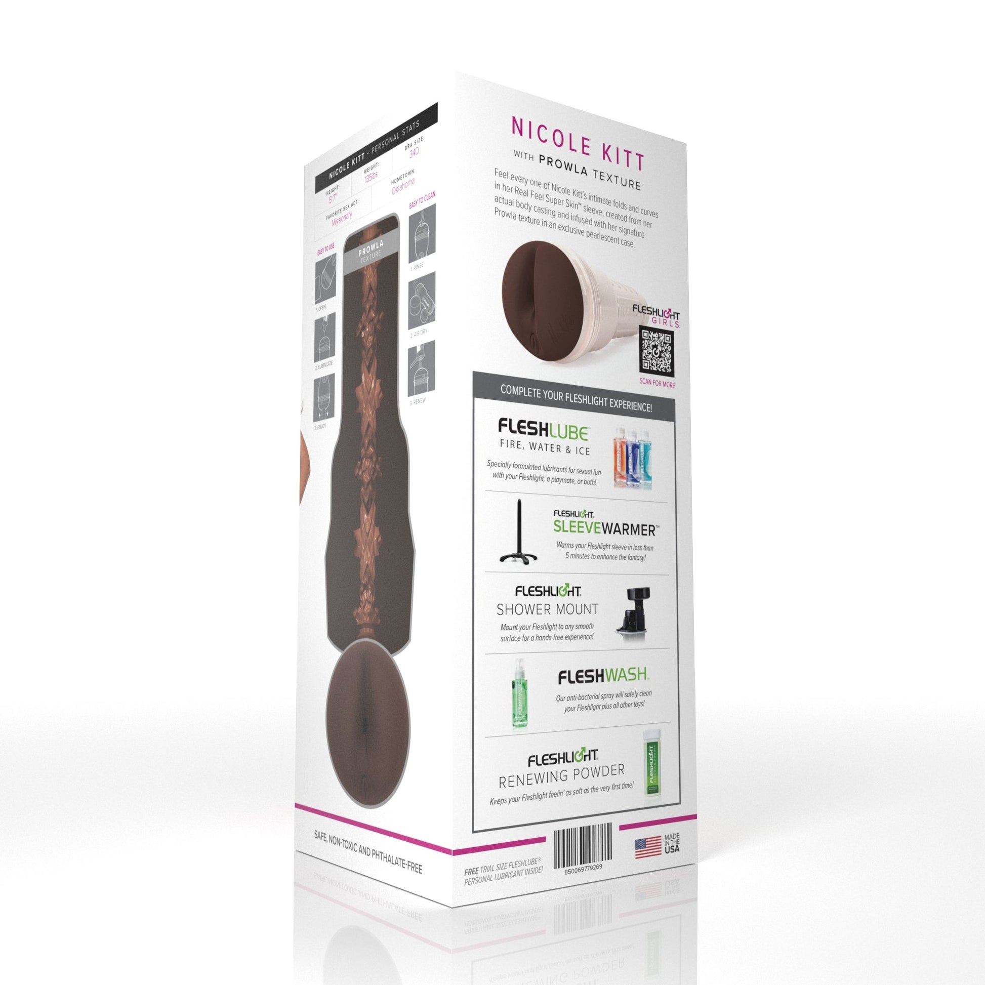 Nicole Kitt Fleshlight Prowla (Butt) With Case Fleshlight