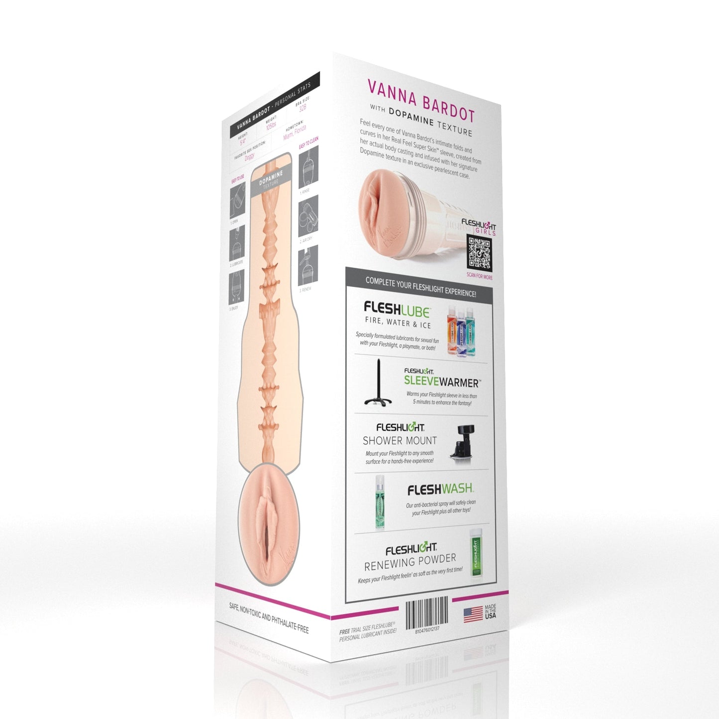 Vanna Bardot Fleshlight Oxytocin (Butt) With Case Fleshlight