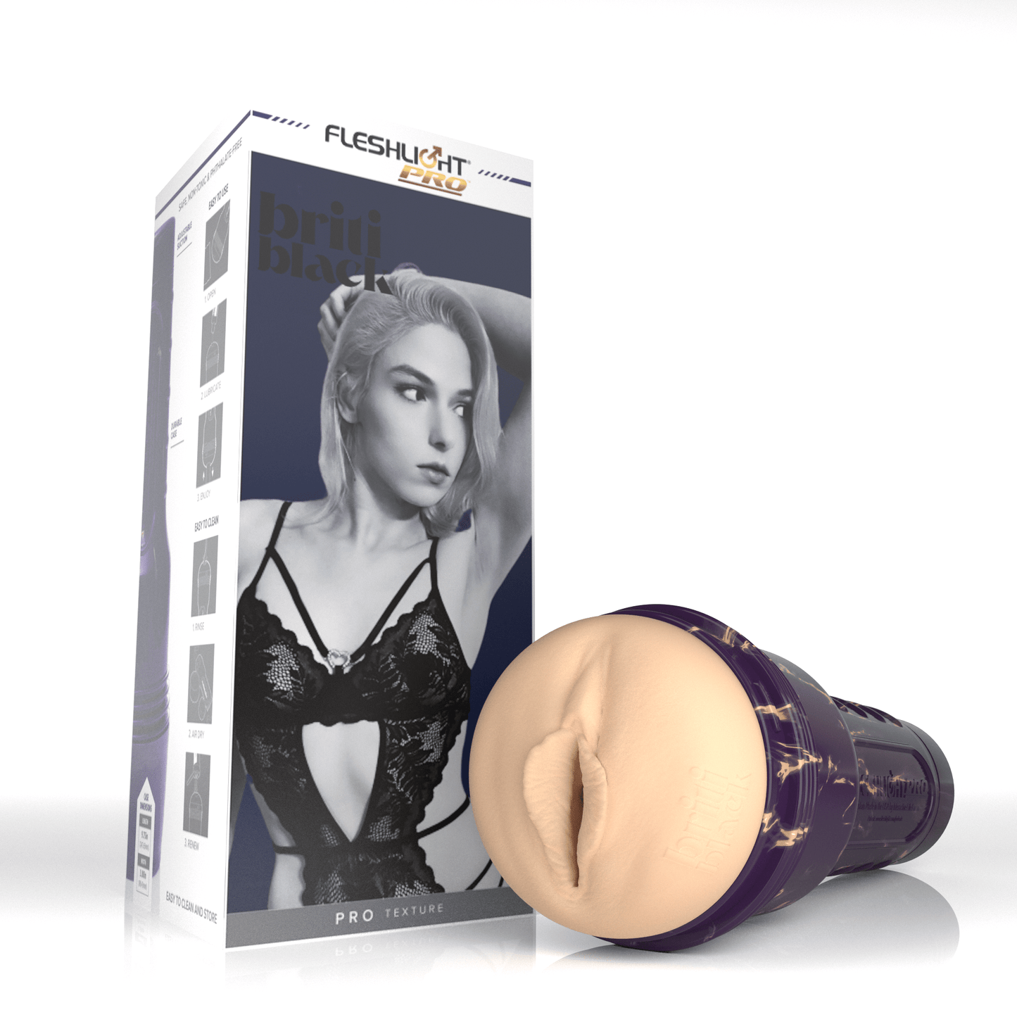 Fleshlight Pro Briti Black Stroker Allure 150