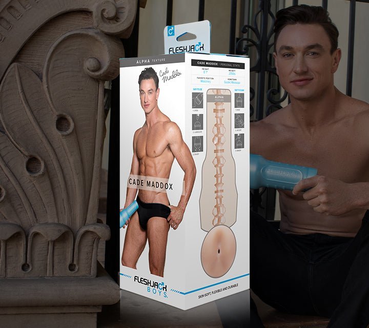Fleshjack Boy Cade Maddox Stroker Alpha (Butt)