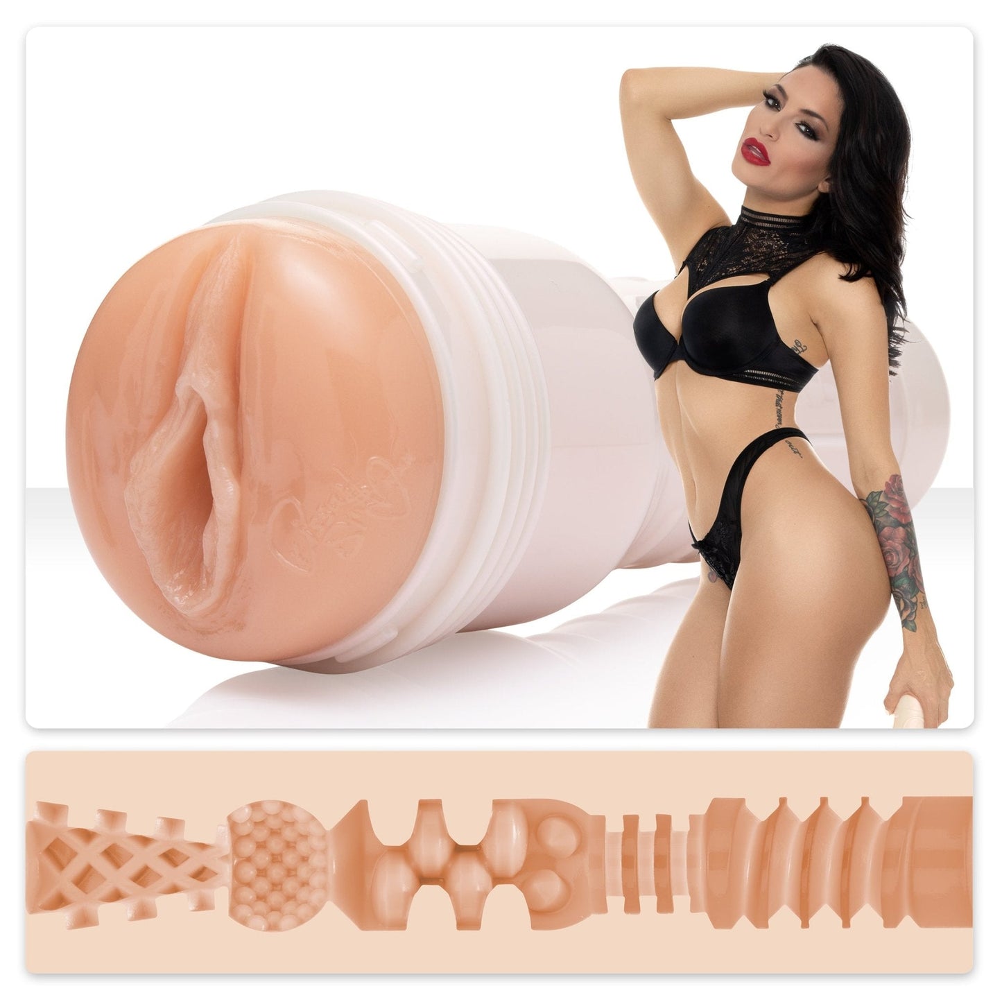 Fleshlight Girl Kissa Sins Stroker Insatiable (Lady) With case