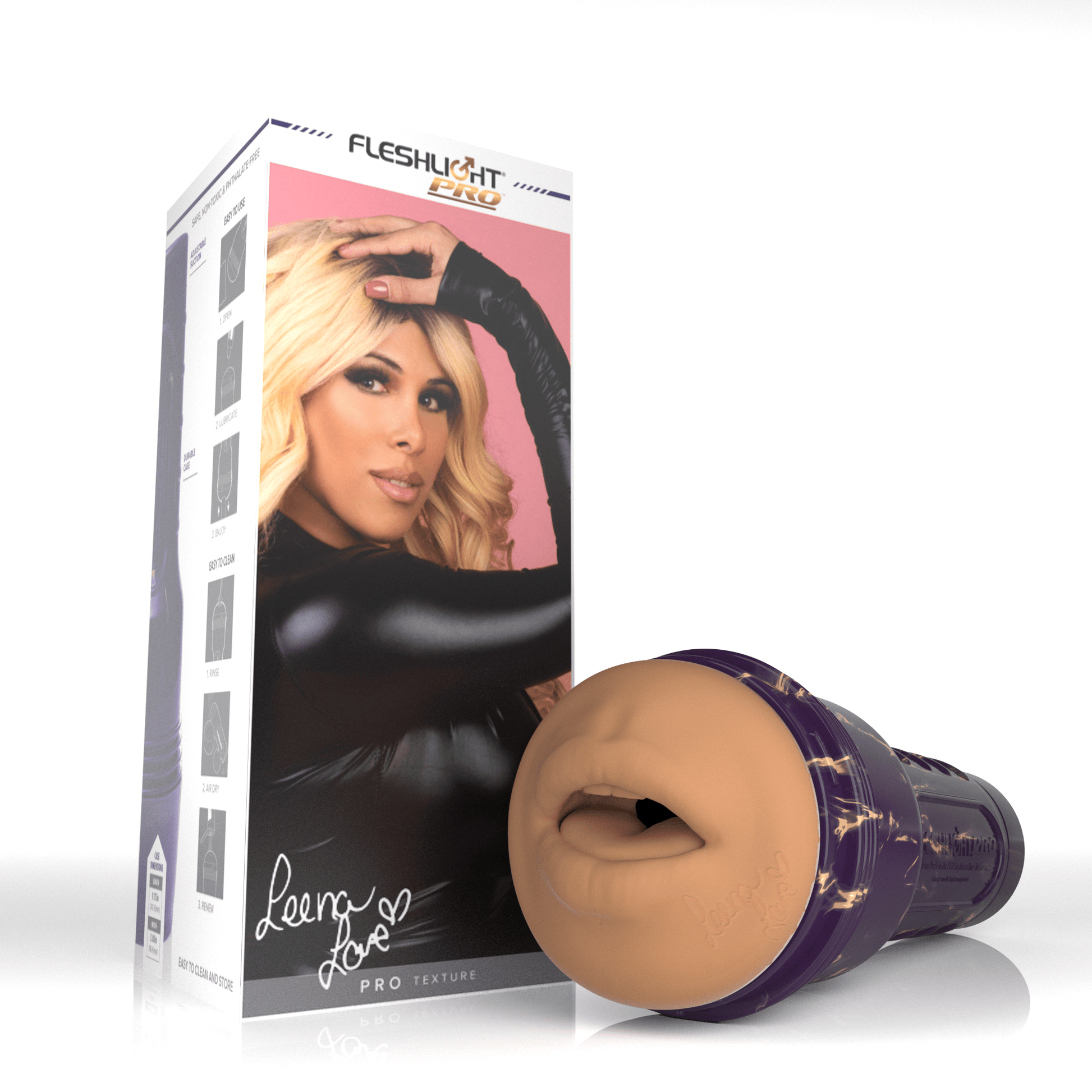 Fleshlight Pro Leenalove Pretty Mouth Stroker Allure 150