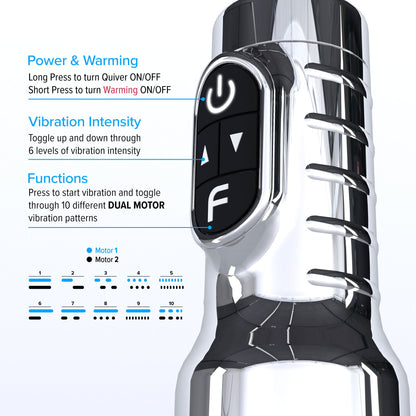 Masturbators Quiver – Rechargeable Vibrating Stroker